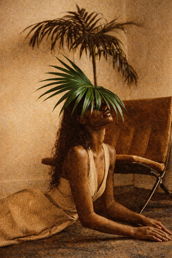 Green unseen I Drawn with fire, razor blades on wood 91cm × 122 cm 2026